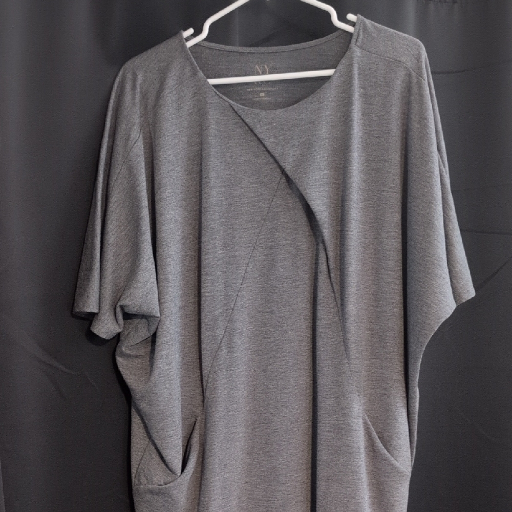 Gray Oversized sweater dress